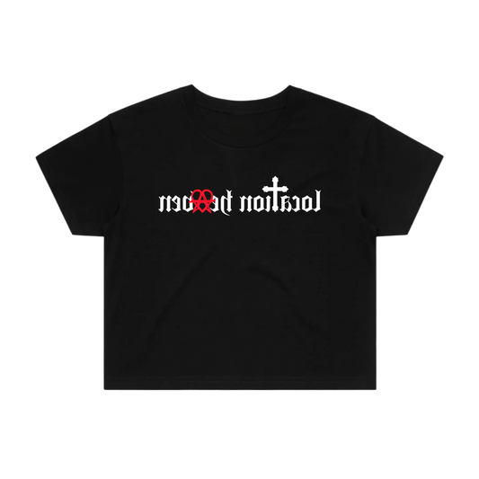 LH REFLECTION CROP TOP “CLASSIC” (Black)