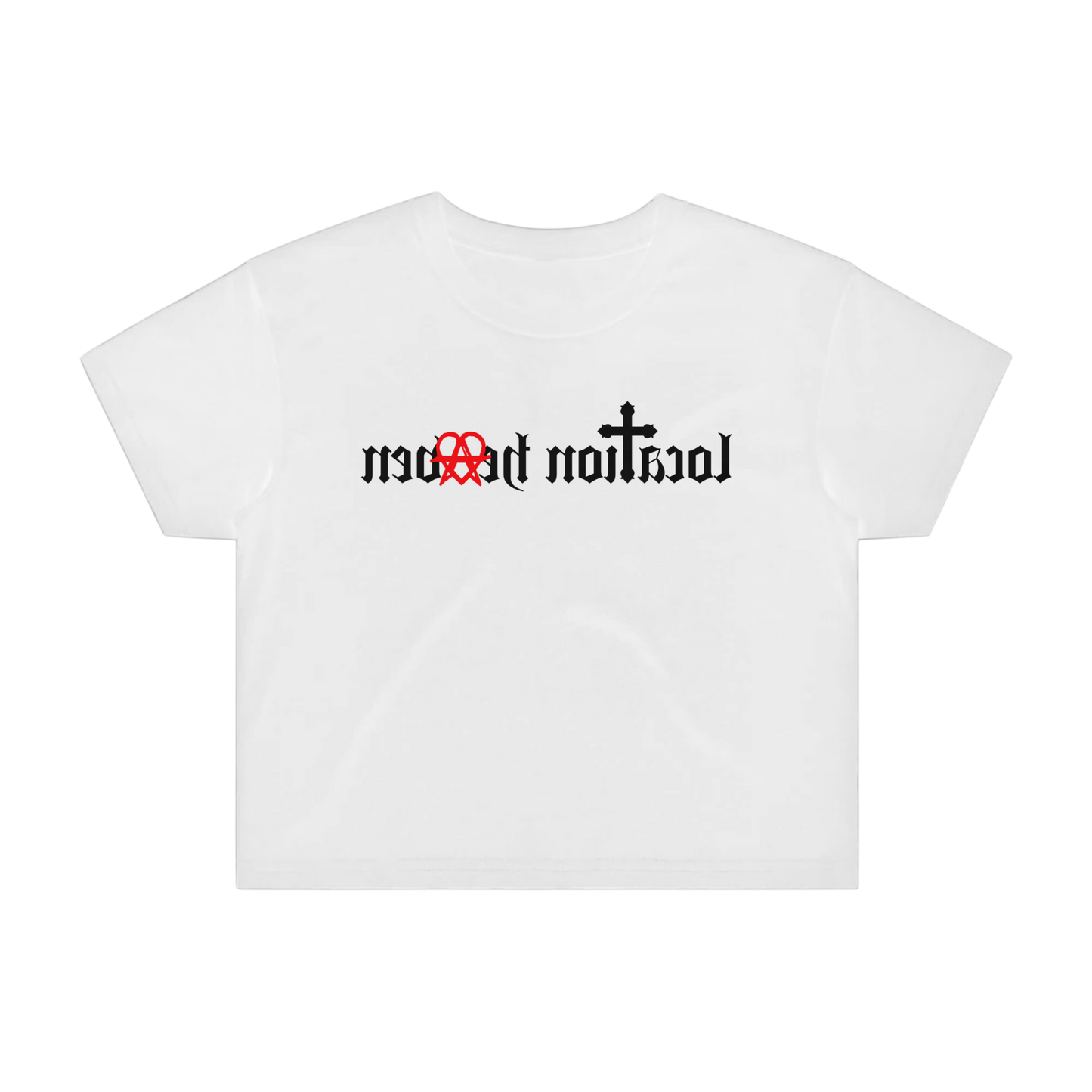 LH REFLECTION CROP TOP “CLASSIC” (White)