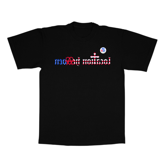 LH REFLECTION TEE “USA” (Black) + ICE OUT Pin