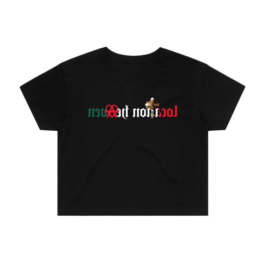 LH REFLECTION CROP TOP “MÉXICO” (Black)